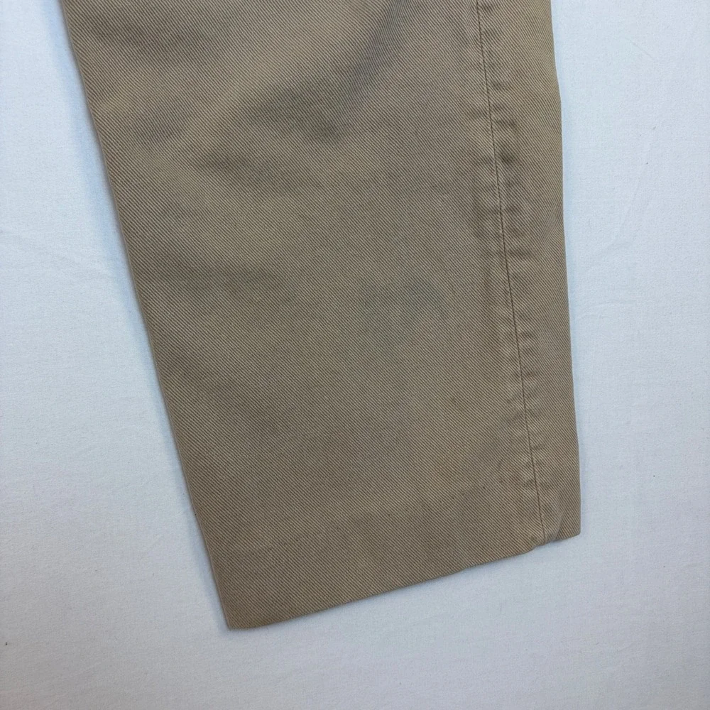 Vintage 90s Levis 555 Relaxed Fit Straight Leg Jeans Tan Khaki USA Mens *33x29*
